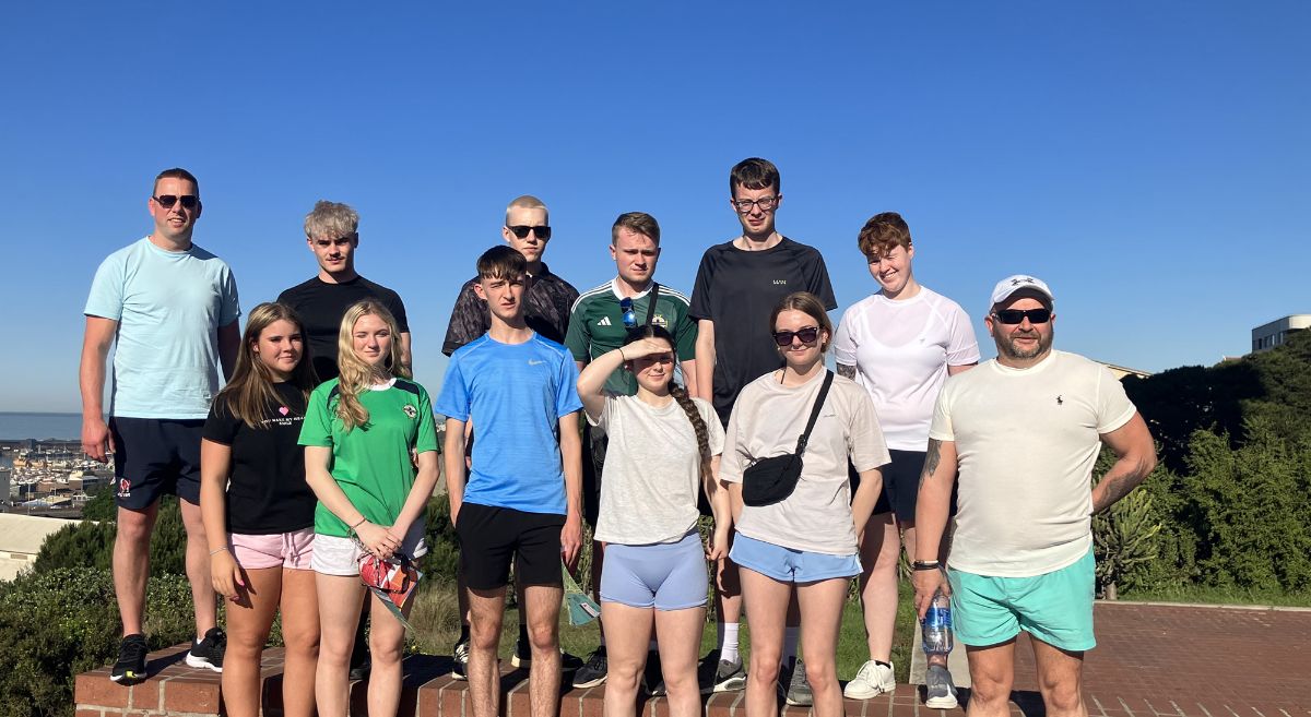 Colin Atkinson, Bailie McGimpsey, Edward Porter , Jason Craig, Scott Rowan, Scarlett Jenkins; (Front l- r) Amy Coard, Katelyn Charters, Cormac Barr, Emma McAuley, Eva McAllister, James Gillen.